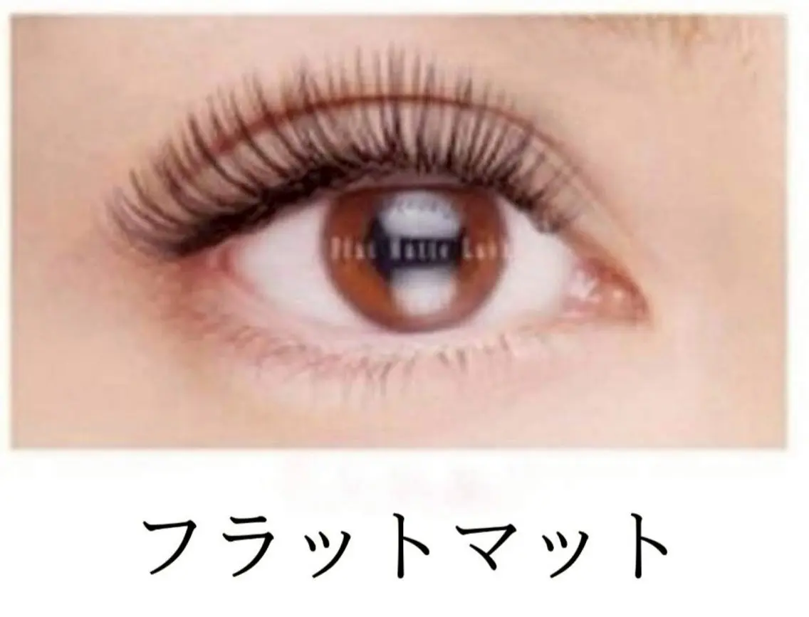 マツエク/フラットラッシュ100本の写真