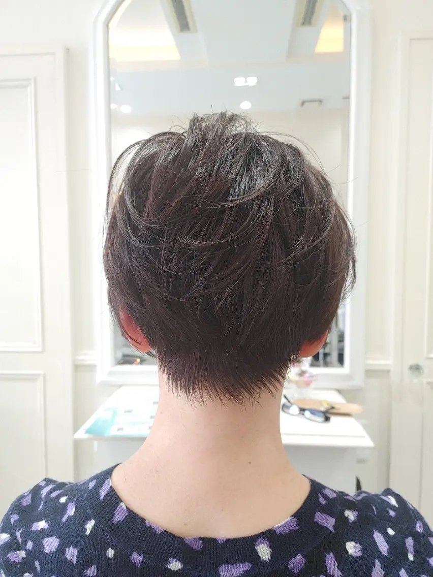 ショート トリートメント カット パーマ 中村 裕昭のヘアスタイル