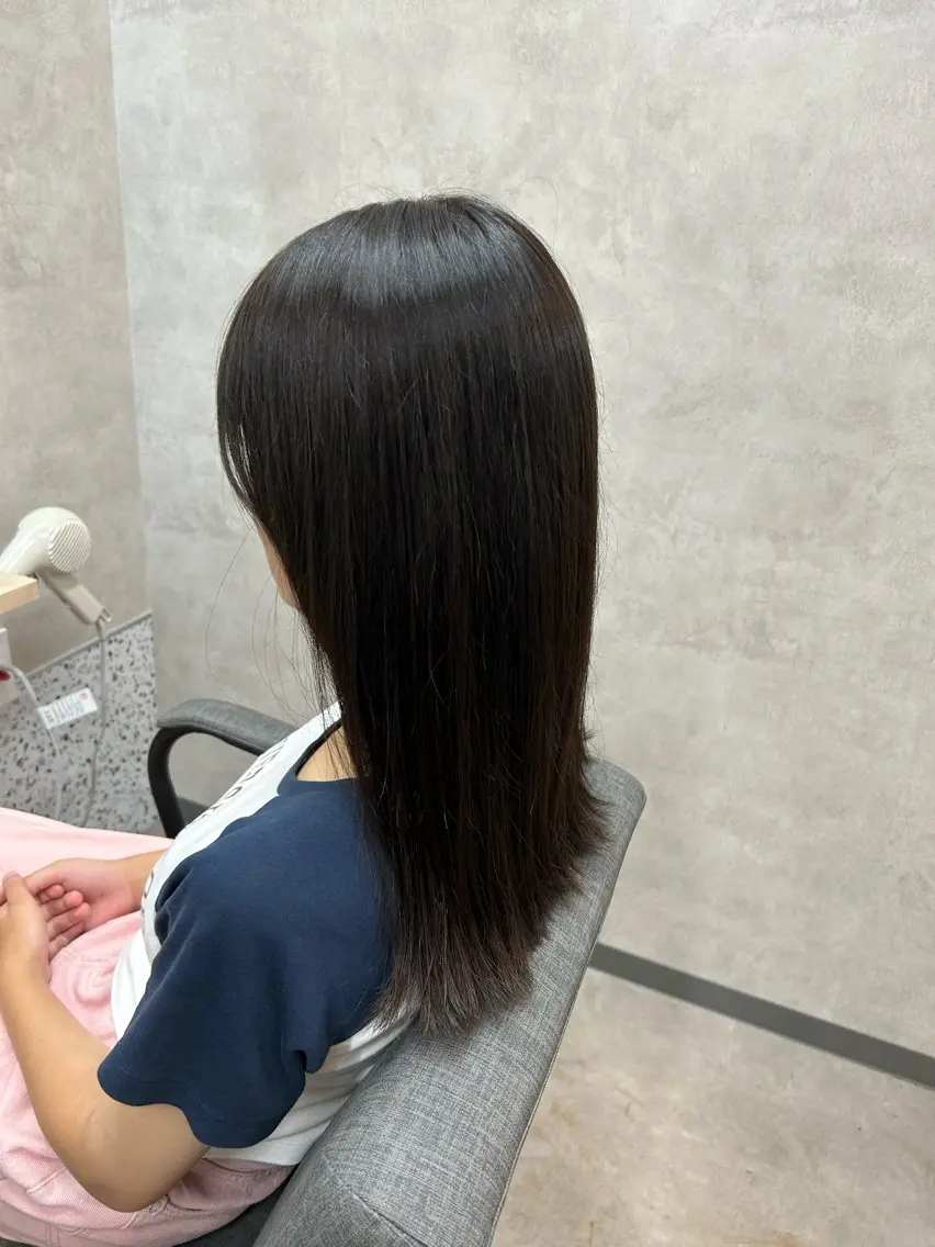 ロング カット 縮毛矯正 VIE.ORNER 土気🍀小岩井樹のヘアスタイル