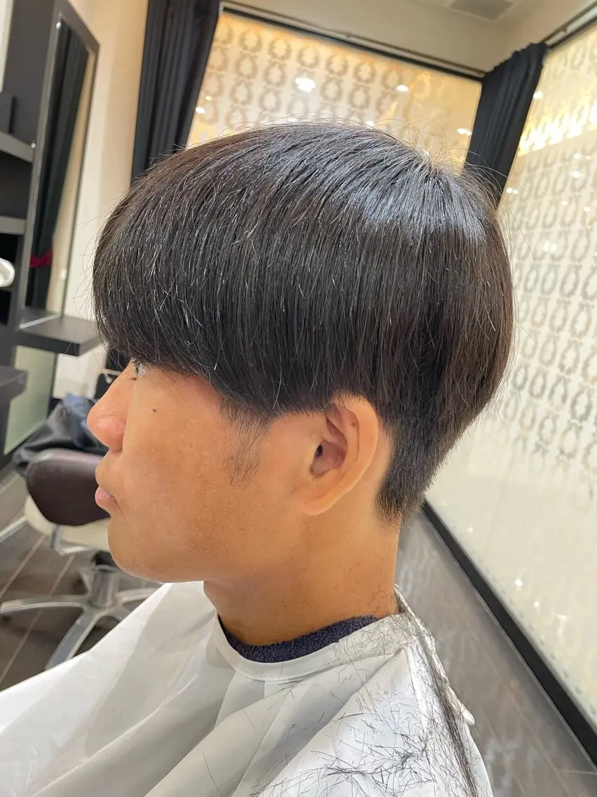 メンズ ナチュラルヘア 神田一瑳のヘアスタイル