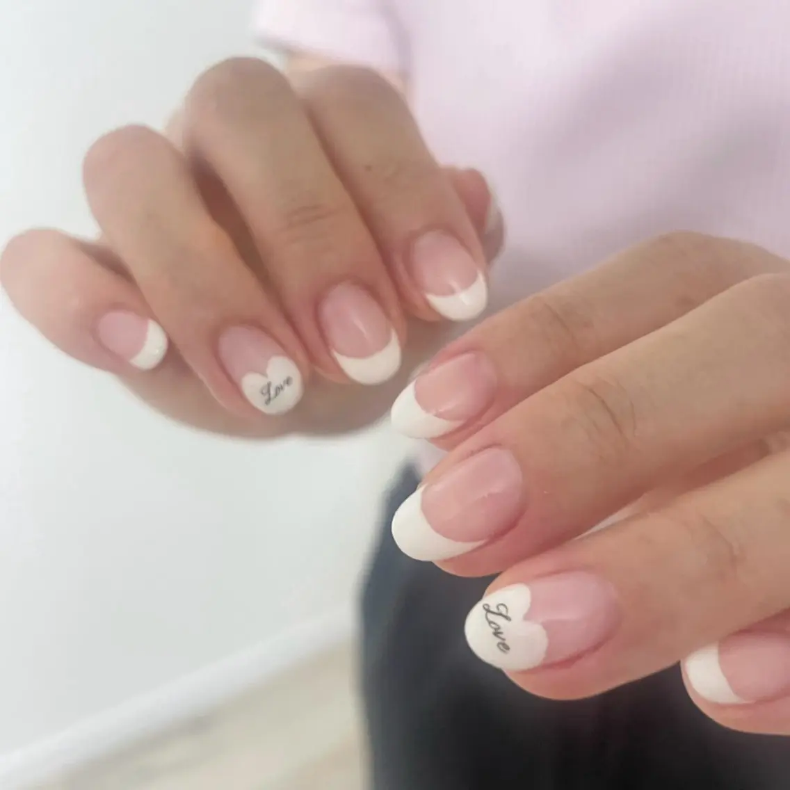 ネイル フレンチネイル ハンドネイル U_Nail シンプル専門店のネイルデザイン