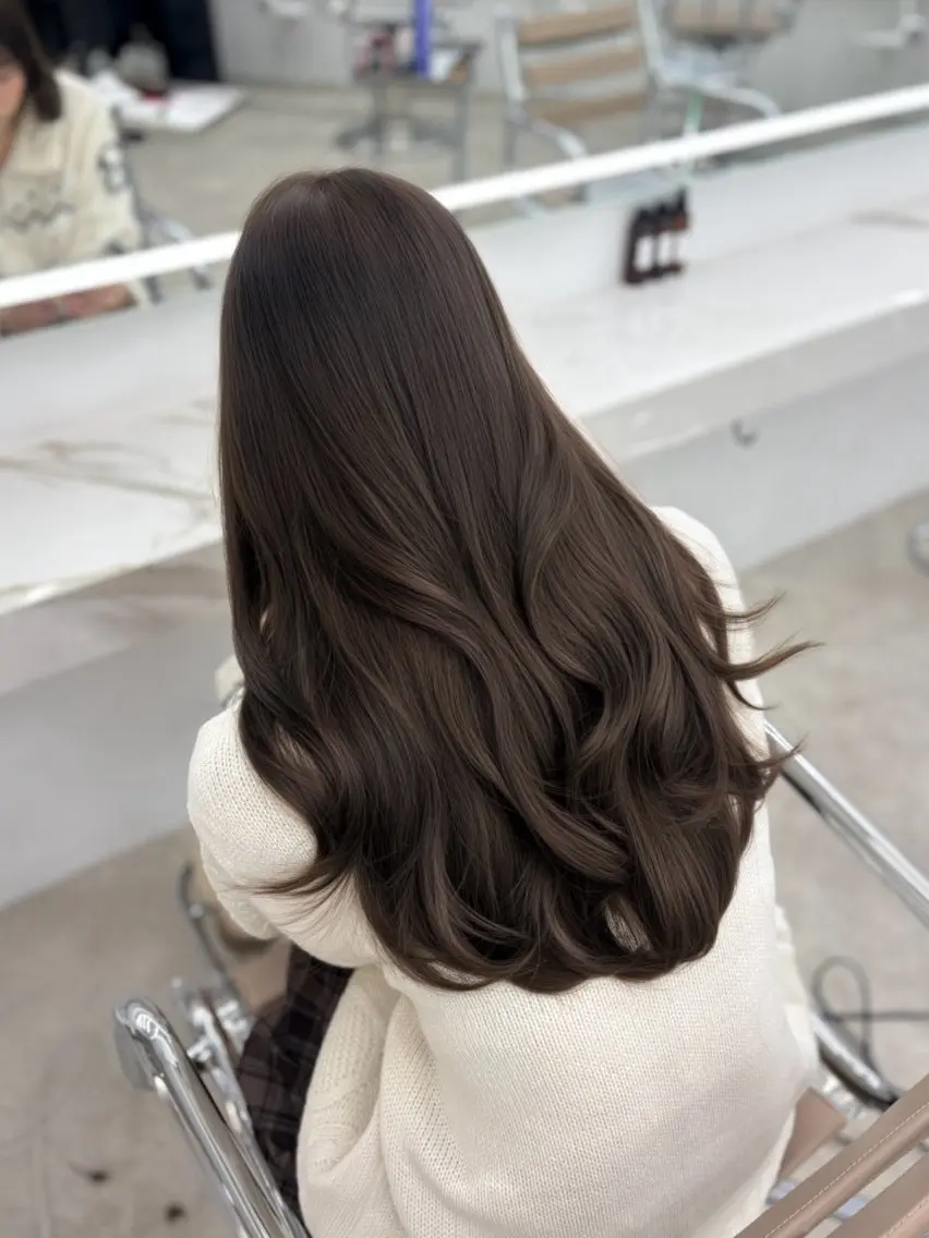 ロング カラー カット ヘアカラー トリートメント 🎀 ほんだ ことね 🎀のヘアスタイル
