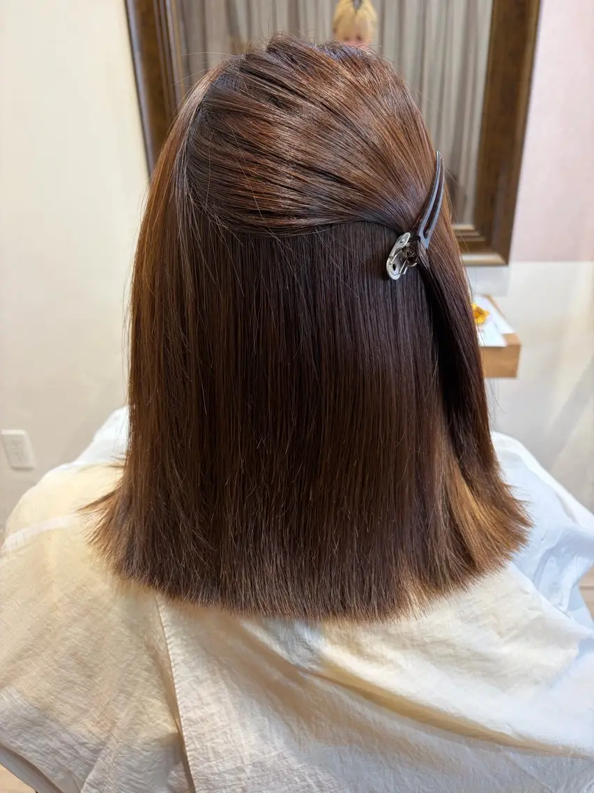 ミディアム 北本 久実のヘアスタイル
