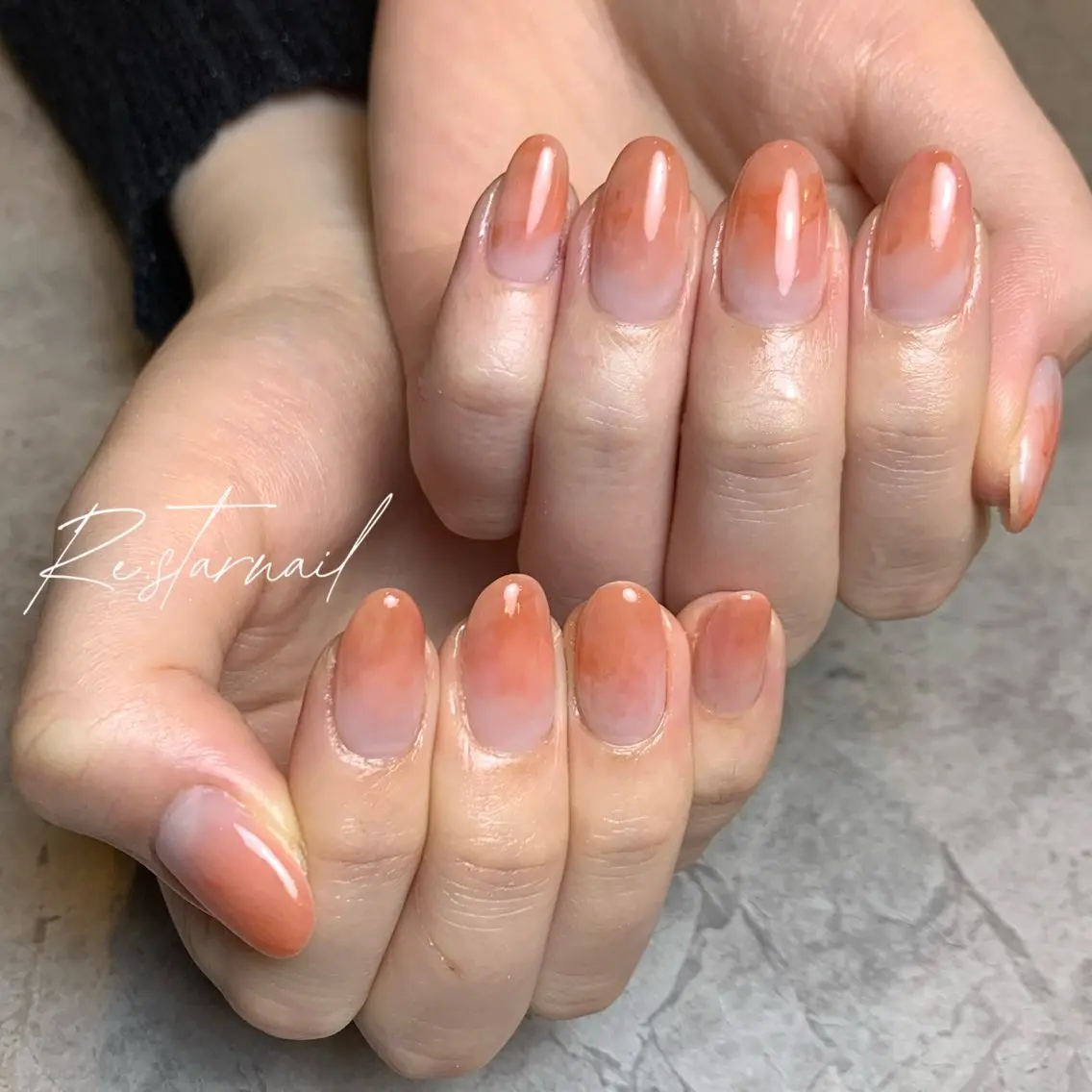 ネイル ニュアンスネイル Re:star nail薬院/今泉のネイルデザイン