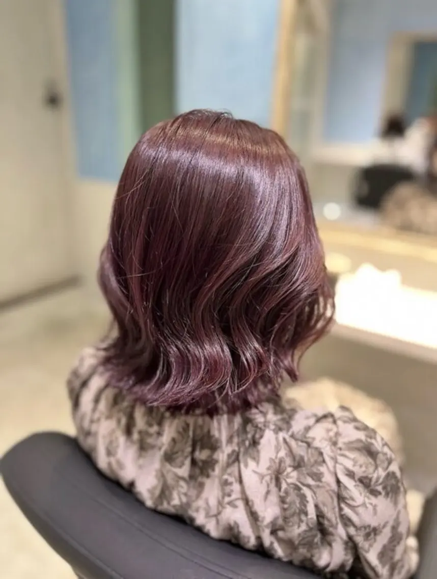 カラー ヘアカラー トリートメント 透明感ツヤカラー/ ゆうな💙のヘアスタイル