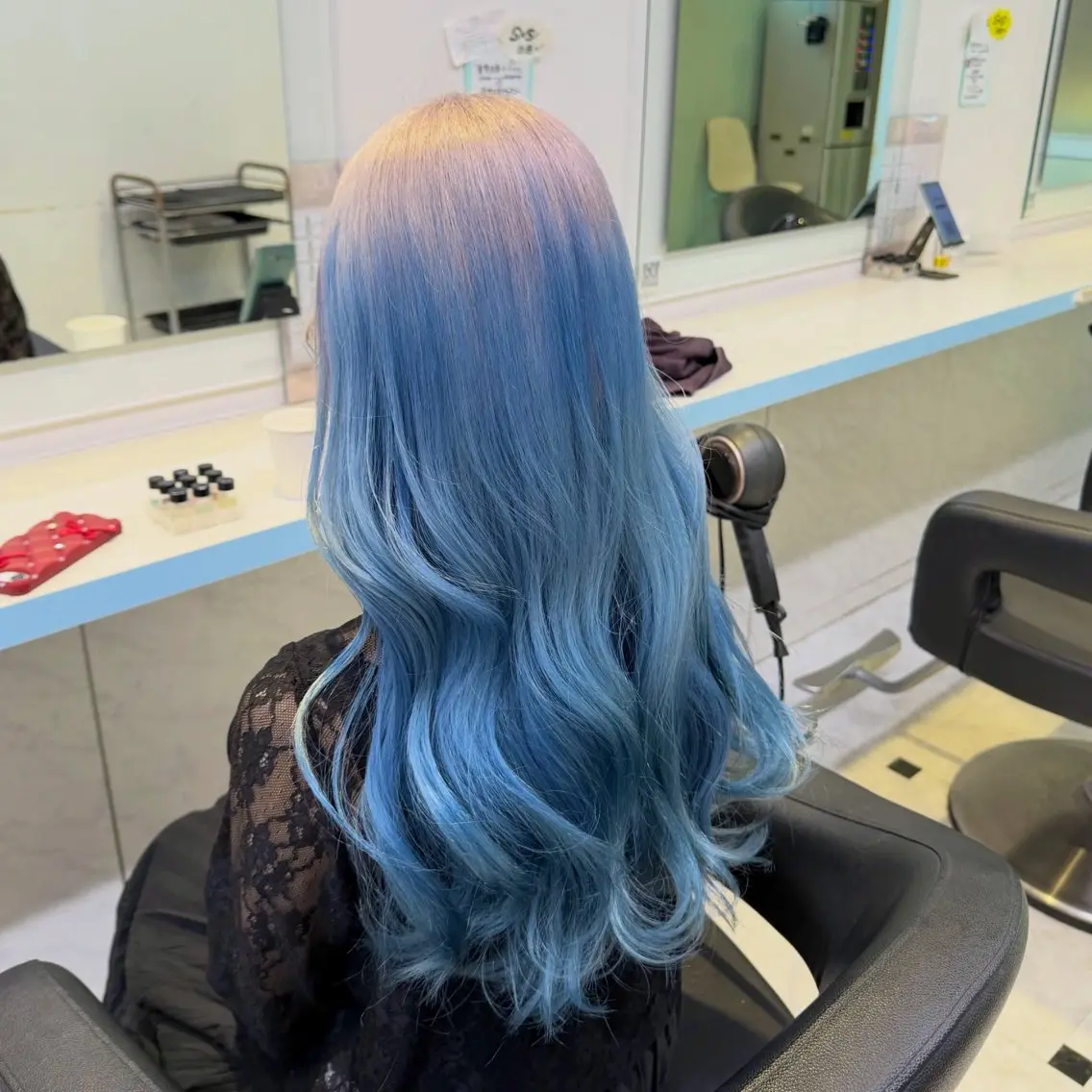 ロング カラー ヘアカラー トリートメント ブリーチカラー 🩵MIZUKIのヘアスタイル