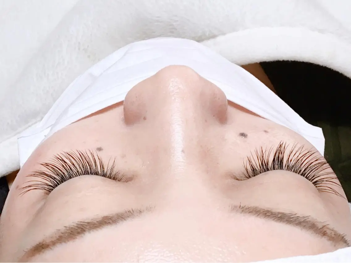 ミディアム カラー パーマ ヘアアレンジ メンズ キッズ ネイル マツエク・マツパ brille ~eyelash~のヘアスタイル