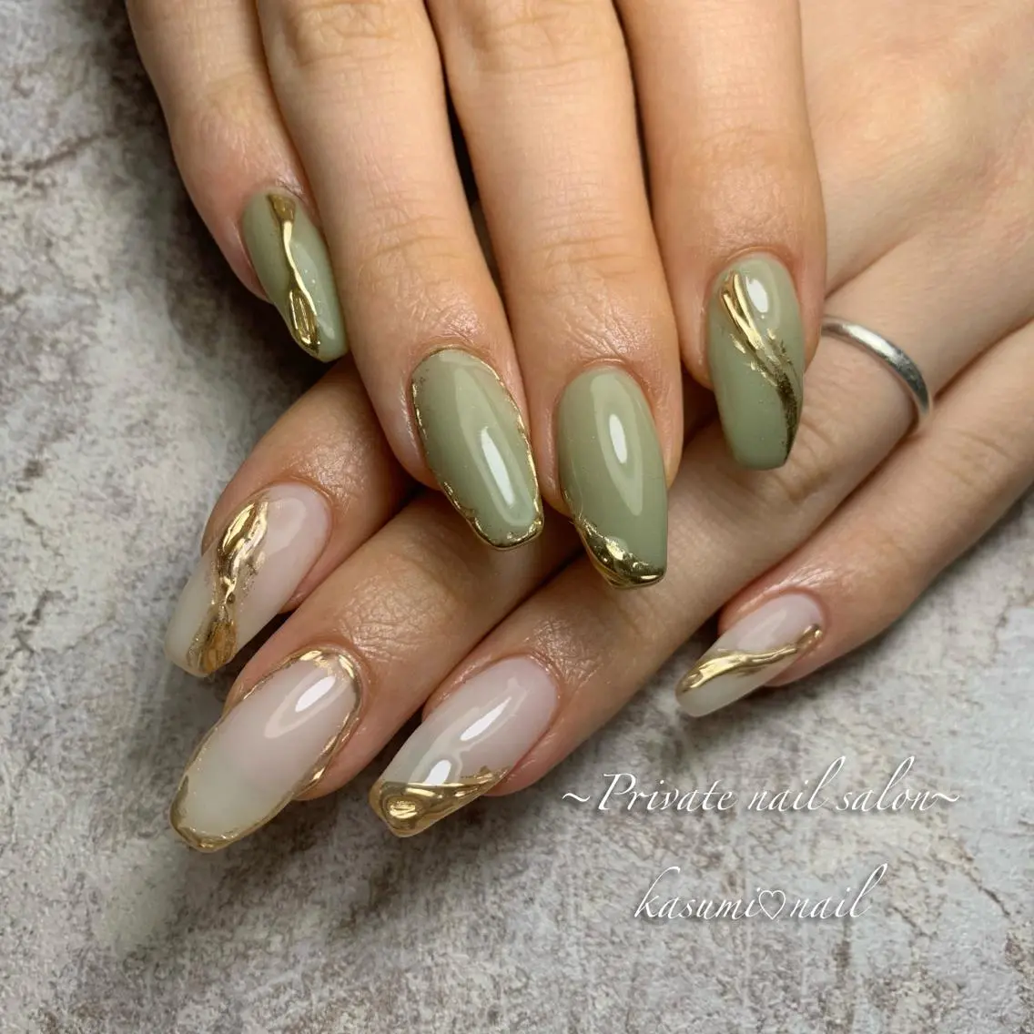 ネイル ラメ(グリッター) ミラーネイル ニュアンスネイル 冬ネイル KASUMI♡ Nailのネイルデザイン