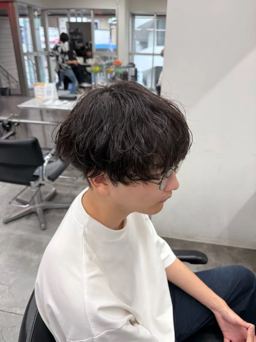 メンズ カット パーマ ✨癖毛指名No.1✨ メンズ特化YUIのヘアスタイル