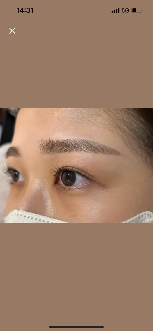 アイブロウ Saki Mのマツエク・マツパデザイン