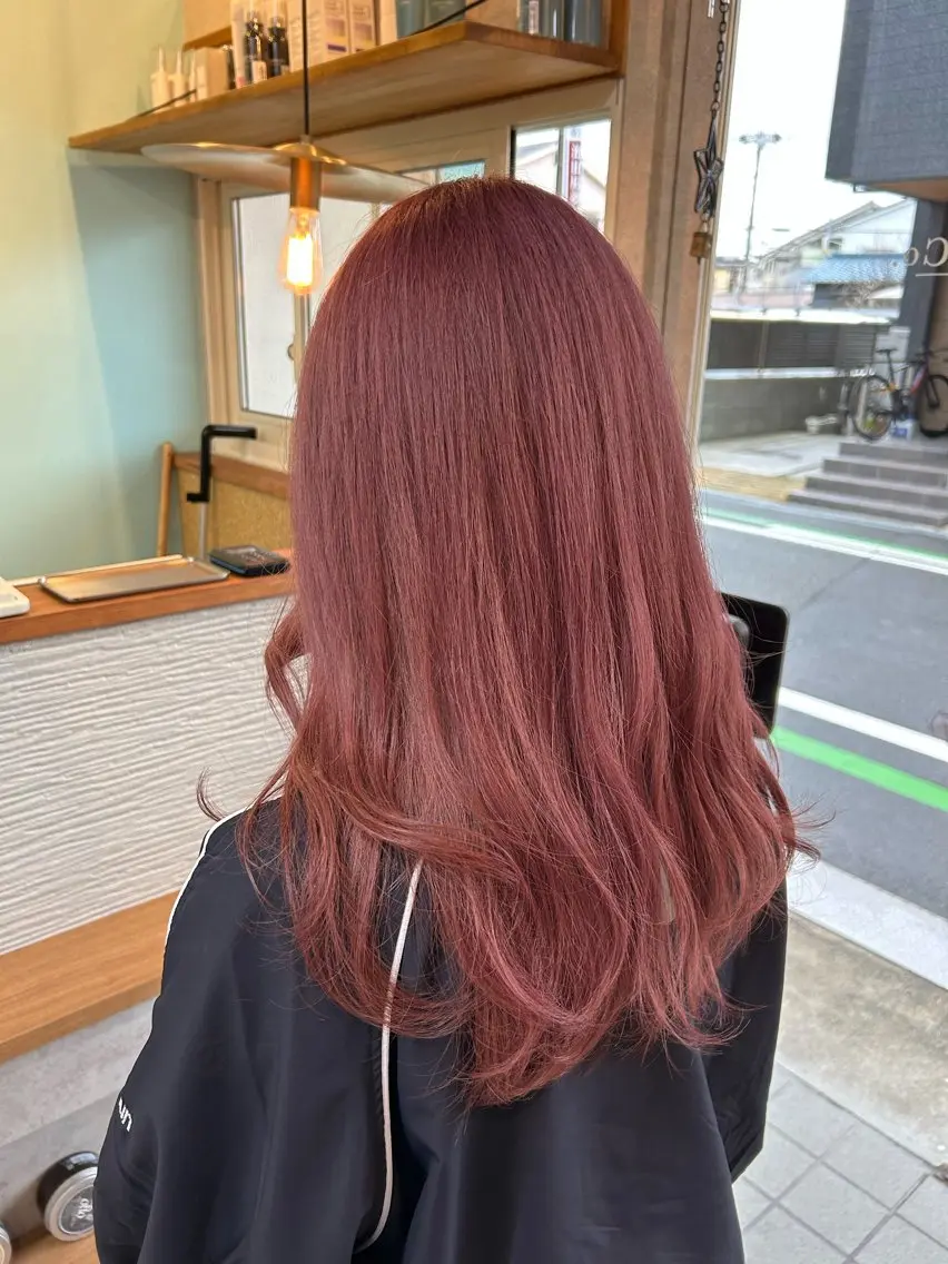ケアカラー+トリートメントの写真