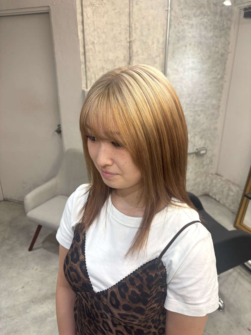 セミロング カラー real yumeka🪄✨のヘアスタイル