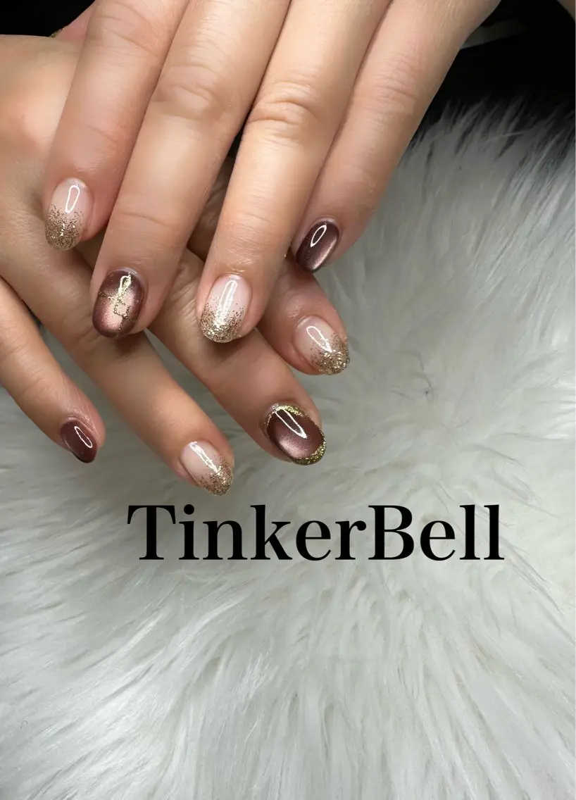 ネイル ハンドネイル Tinker Bellのネイルデザイン
