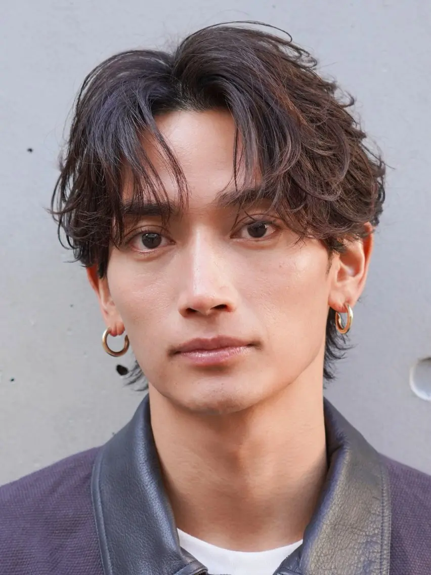 パーマ メンズ フェザーパーマ メンズパーマ 学生（メンズ向け） 学生 カット パーマ fifth/ あつきのヘアスタイル