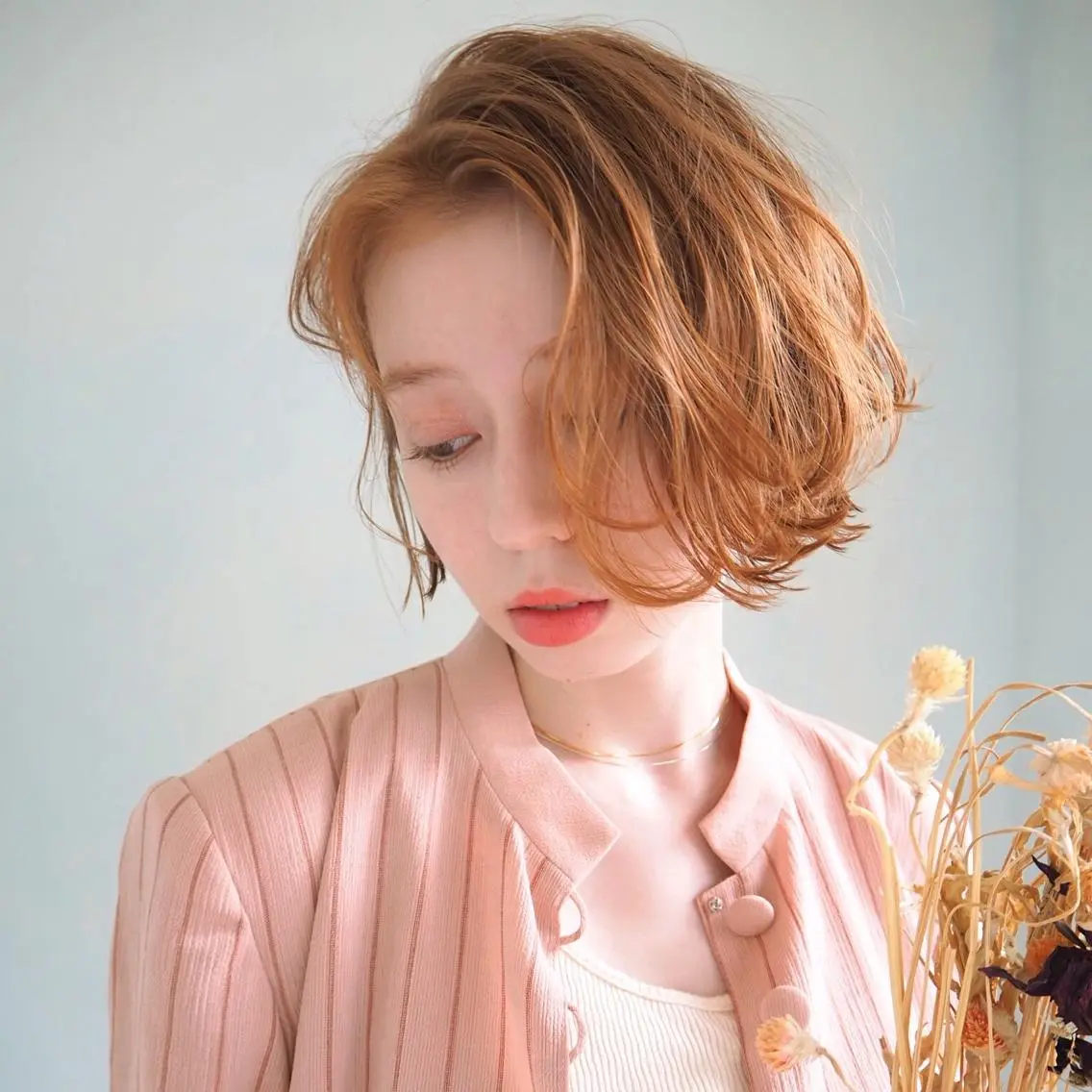 ショート カラー パーマ レイズ 立川のヘアスタイル