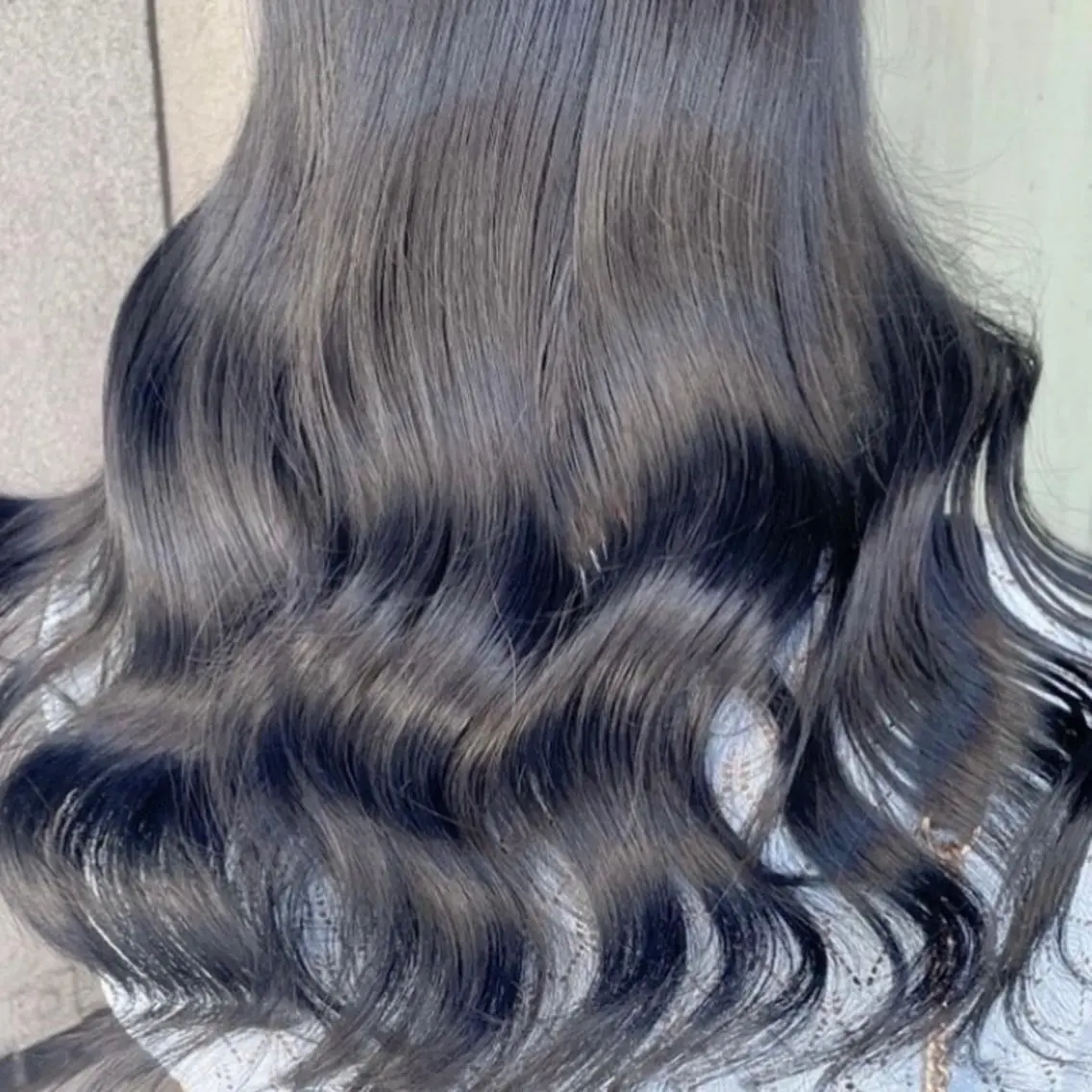 セミロング エクステ ハイライト 髪質改善 韓国風ヘア ワンズリー中明度 店舗公式のヘアスタイル