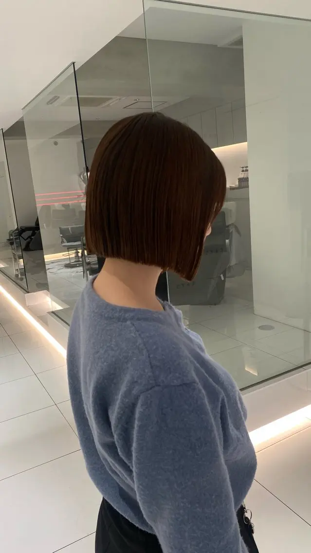 ミディアム ボブ ユマ🪽/無料 ショートモデル募集中のヘアスタイル