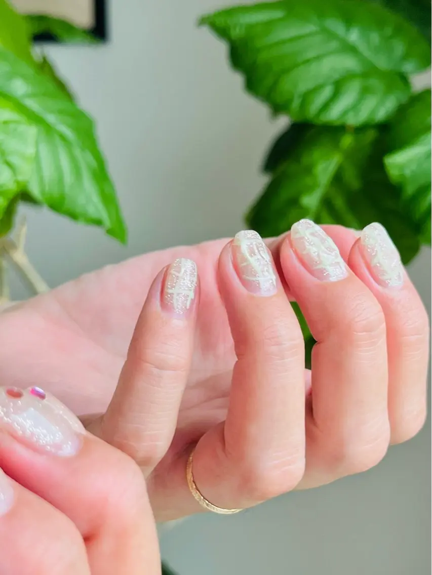 ネイル アートネイル クリアネイル フラッシュネイル キラキラネイル ぷっくりネイル ハンドネイル Hum nail  roomのネイルデザイン