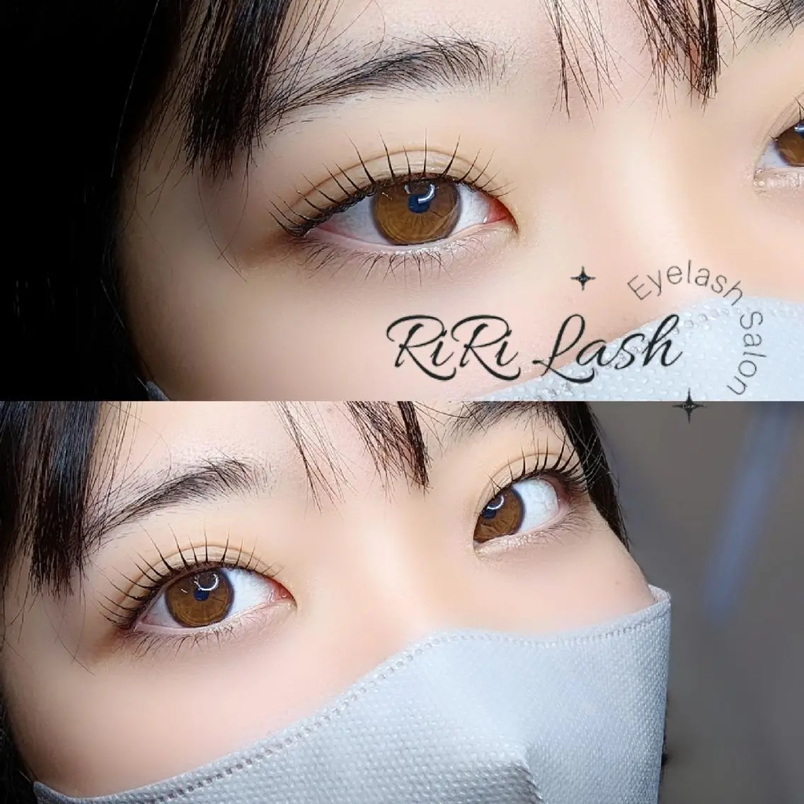 マツエク・マツパ 束感まつ毛 フラットラッシュ パリジェンヌラッシュリフト ボリュームラッシュ マツパ 🍒♡RiRi  Lash ♡🍒のマツエク・マツパデザイン