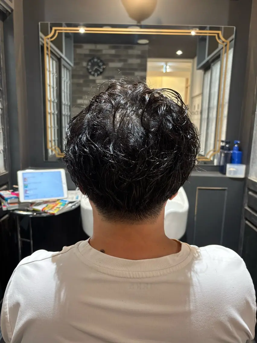 パーマ メンズ メンズパーマ スパイラルパーマ カット パーマ きづな 🌷のヘアスタイル