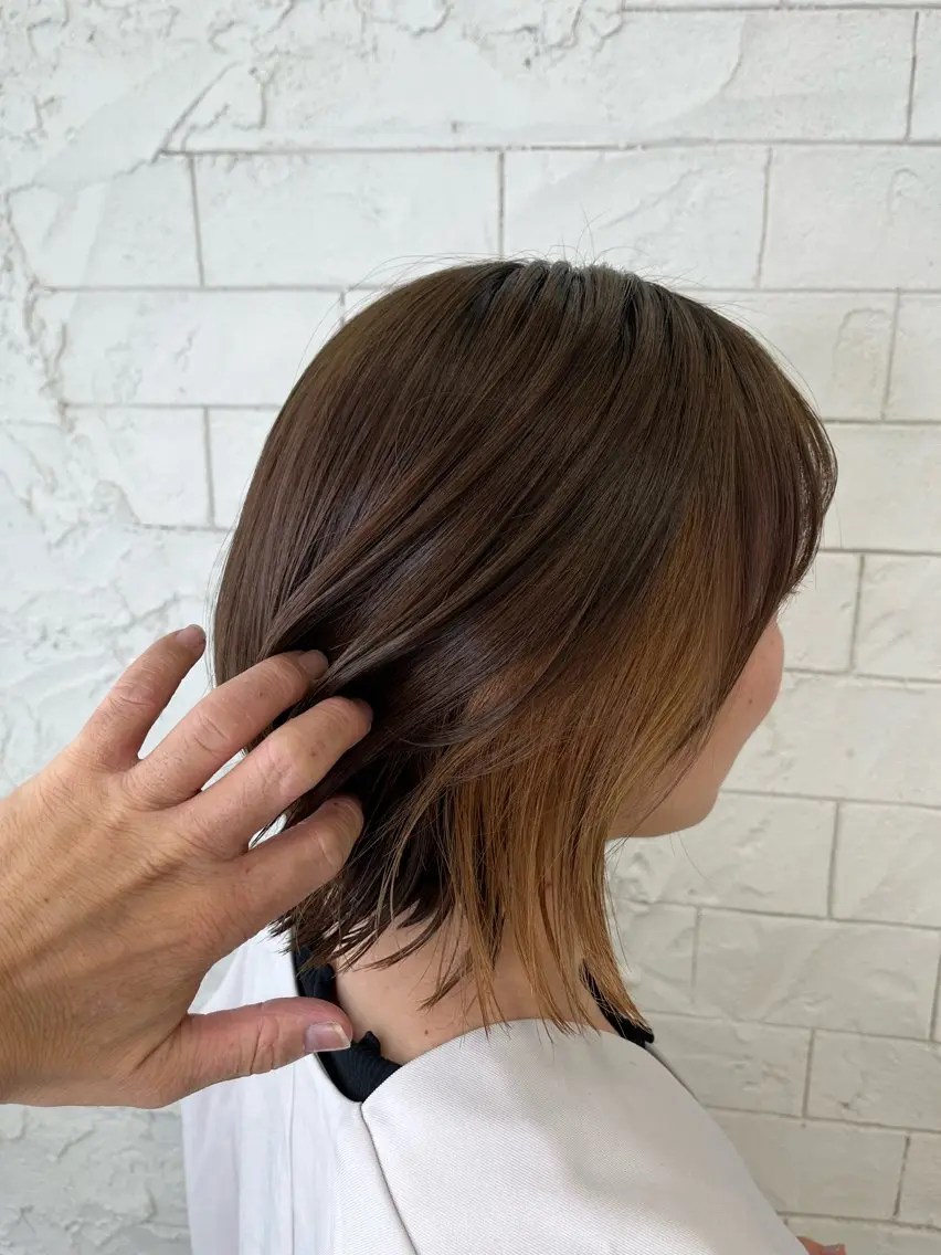 ショート ヘアカラー archange 大井川のヘアスタイル