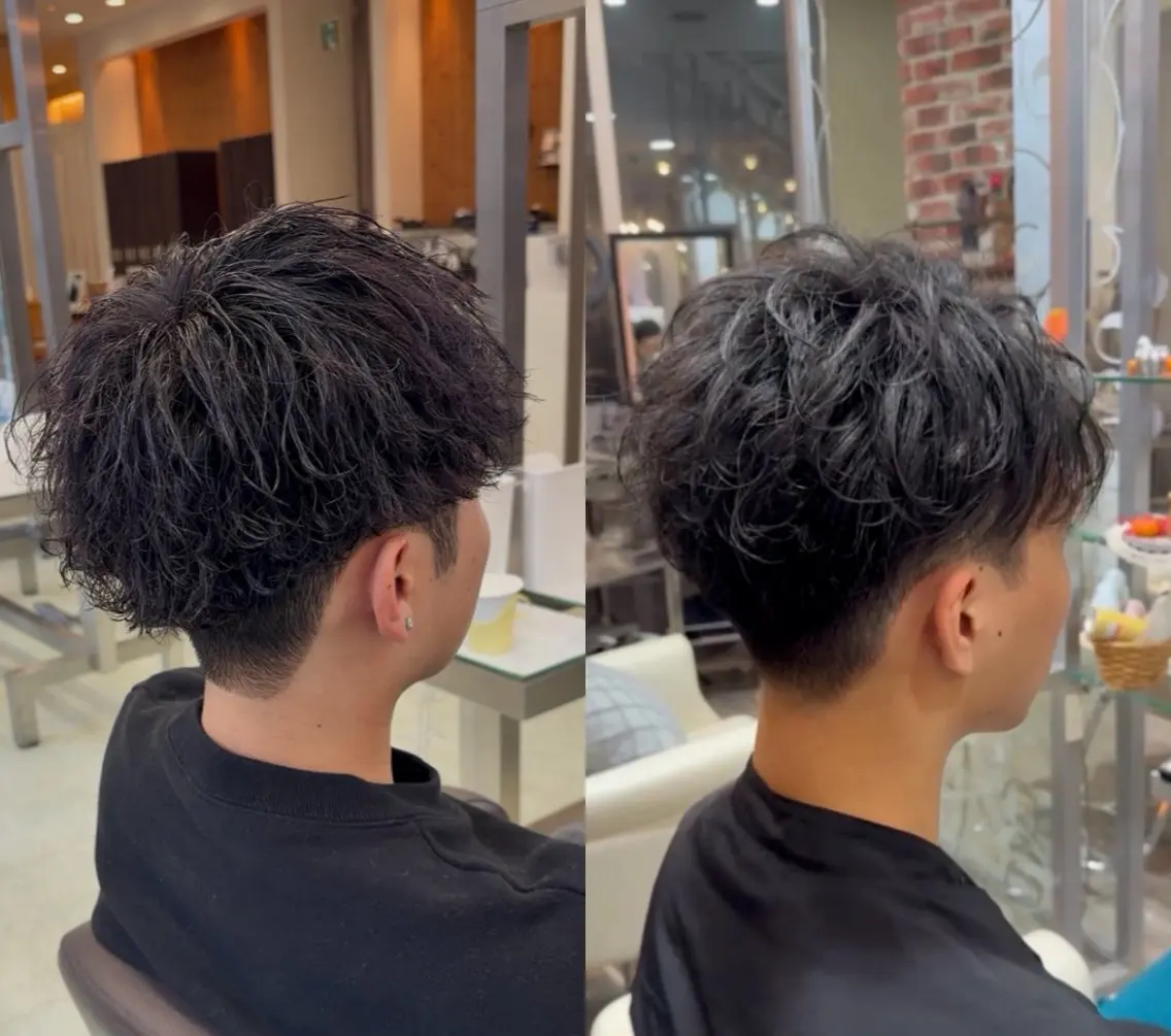 パーマ メンズ メンズパーマ カット パーマ ✨似合わせ特化美容師 WILL上村 拳吾のヘアスタイル