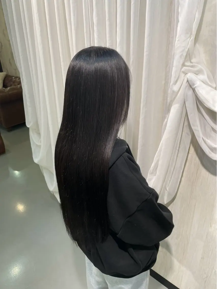 ロング 縮毛矯正 トリートメント 小礒 幸輝のヘアスタイル