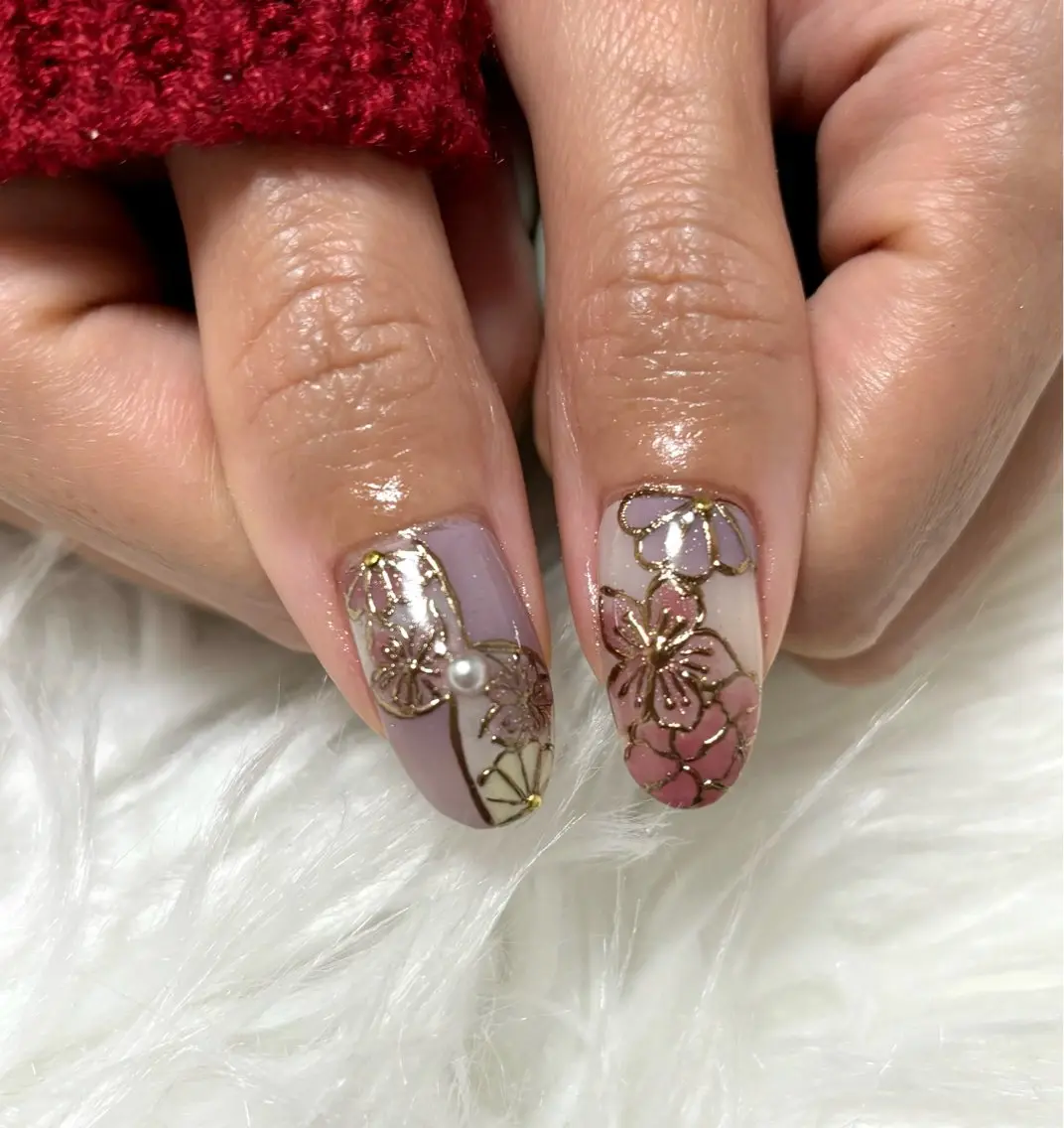 ネイル ハンドネイル nail salon HIRUKANAのネイルデザイン