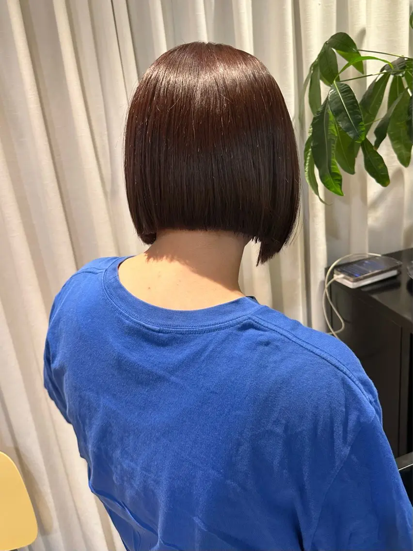 ショート HANAME 原宿美容室のヘアスタイル