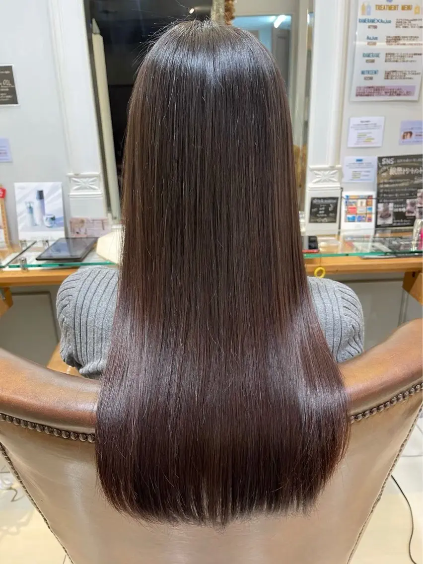 ロング カラー ブラウンカラー ショコラブラウン 菊地 翔太のヘアスタイル