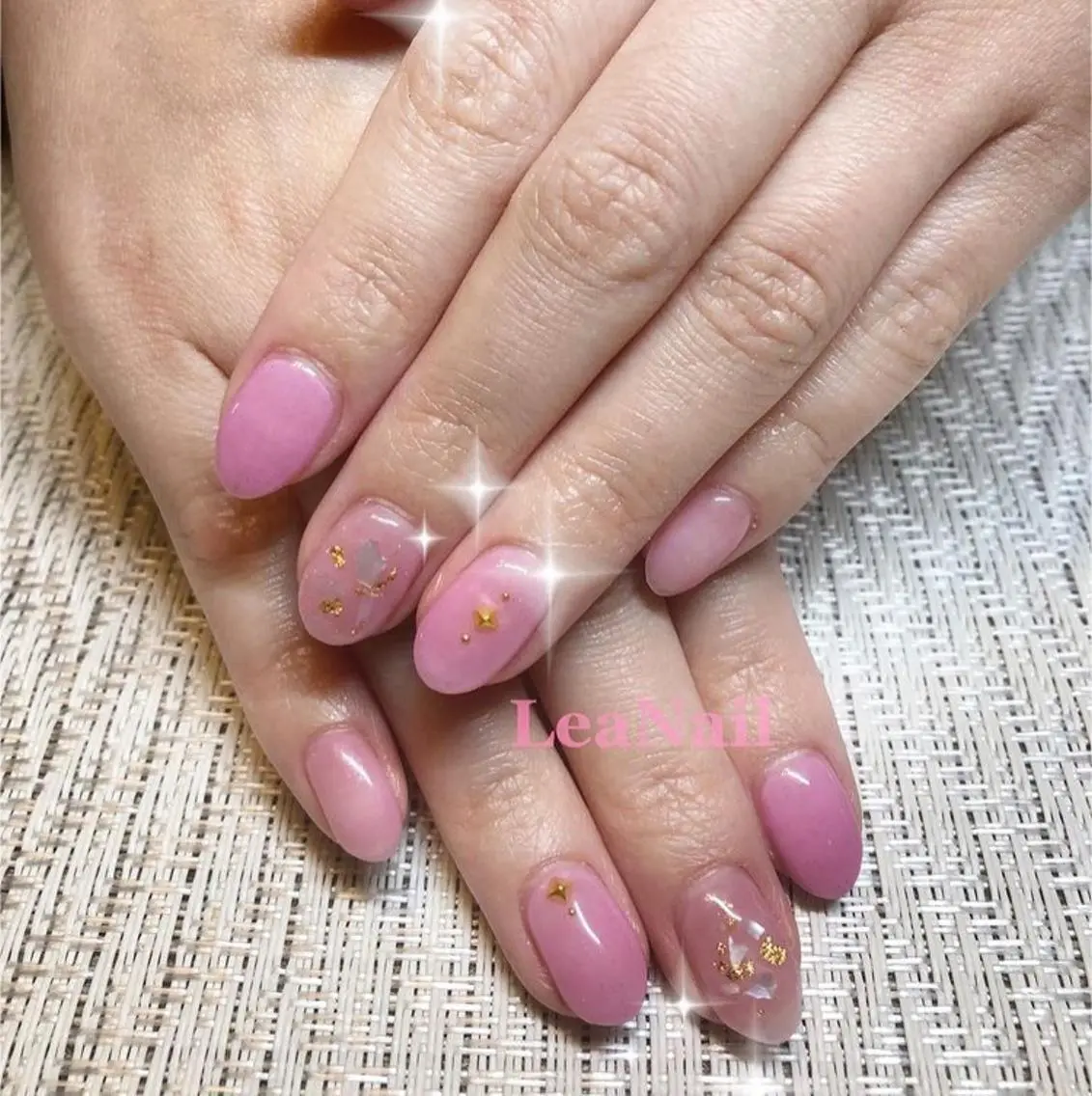ネイル ピンク Lea Nailのネイルデザイン