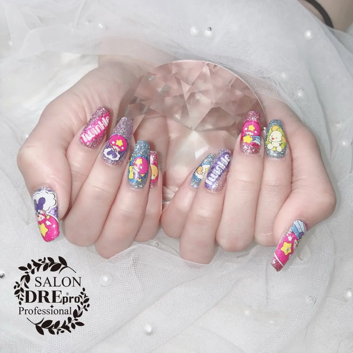 ネイル フラッシュネイル ハンドネイル salonDRE AZUSAのネイルデザイン