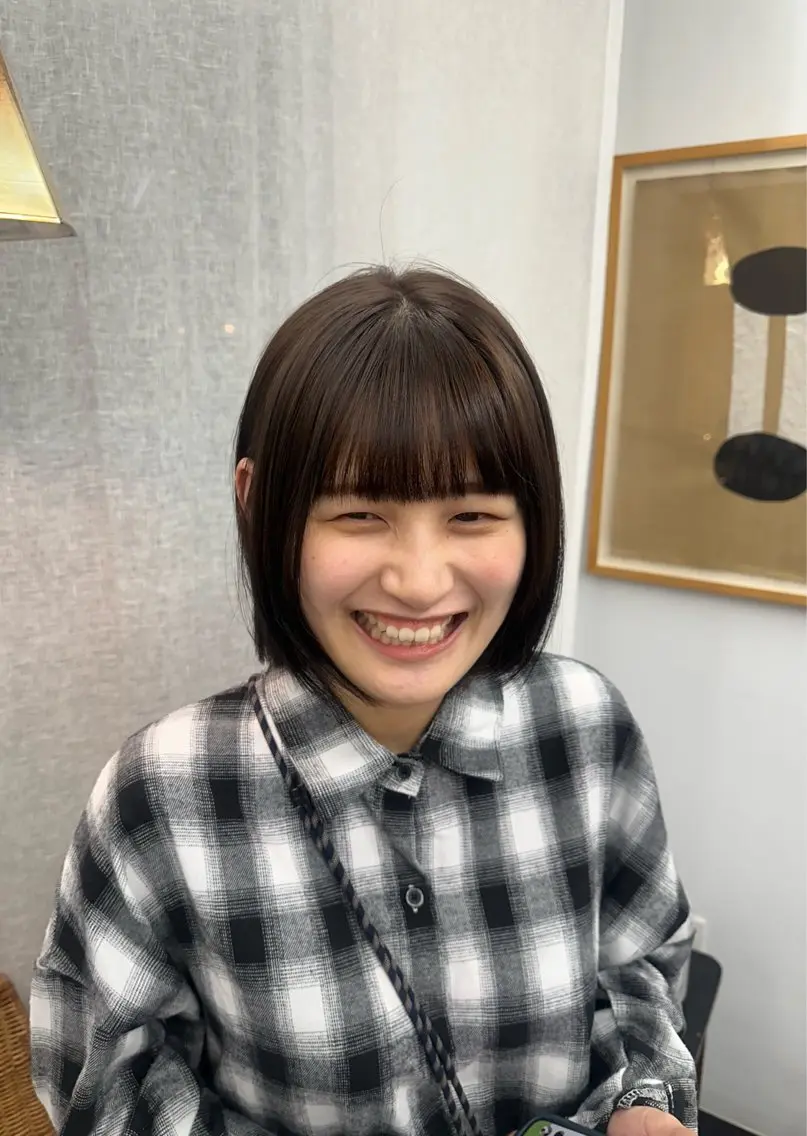 カラー ベージュカラー ブラウンカラー ナチュラルブラウン タナベ リオ / 横浜のヘアスタイル