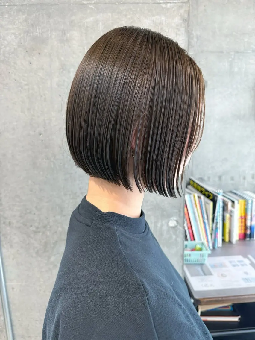ショート カラー カット ヘアカラー トリートメント HIROKI ” ボブのヘアスタイル