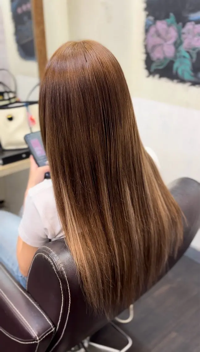 【新規様限定】馴染ませカット+シールエクステ70枚の写真