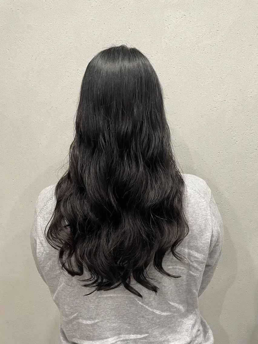 セミロング カラー パーマ カット ヘアカラー 表参道🌿赤み消し カラー/チナツのヘアスタイル