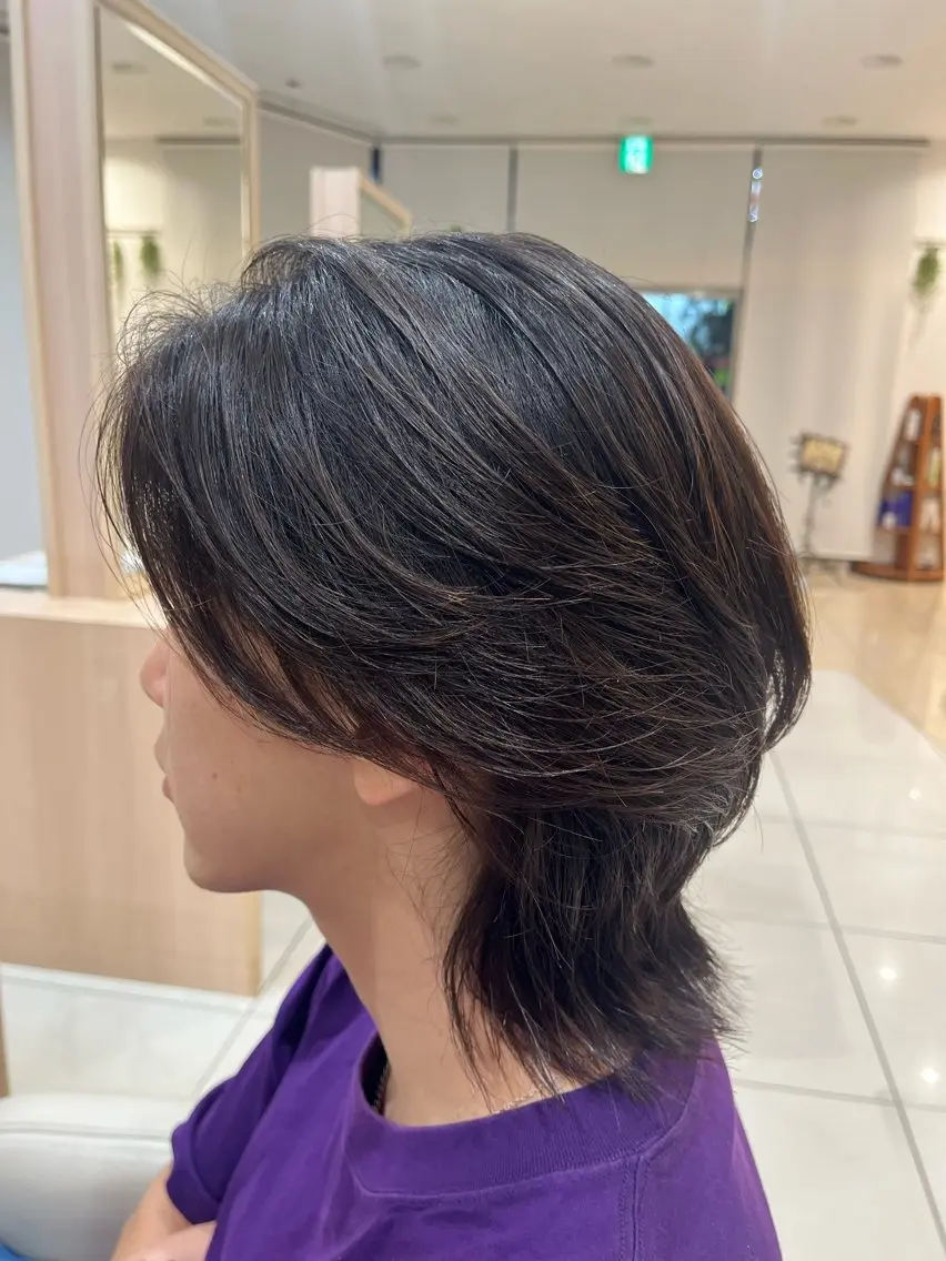 メンズ 森 瑠海のヘアスタイル