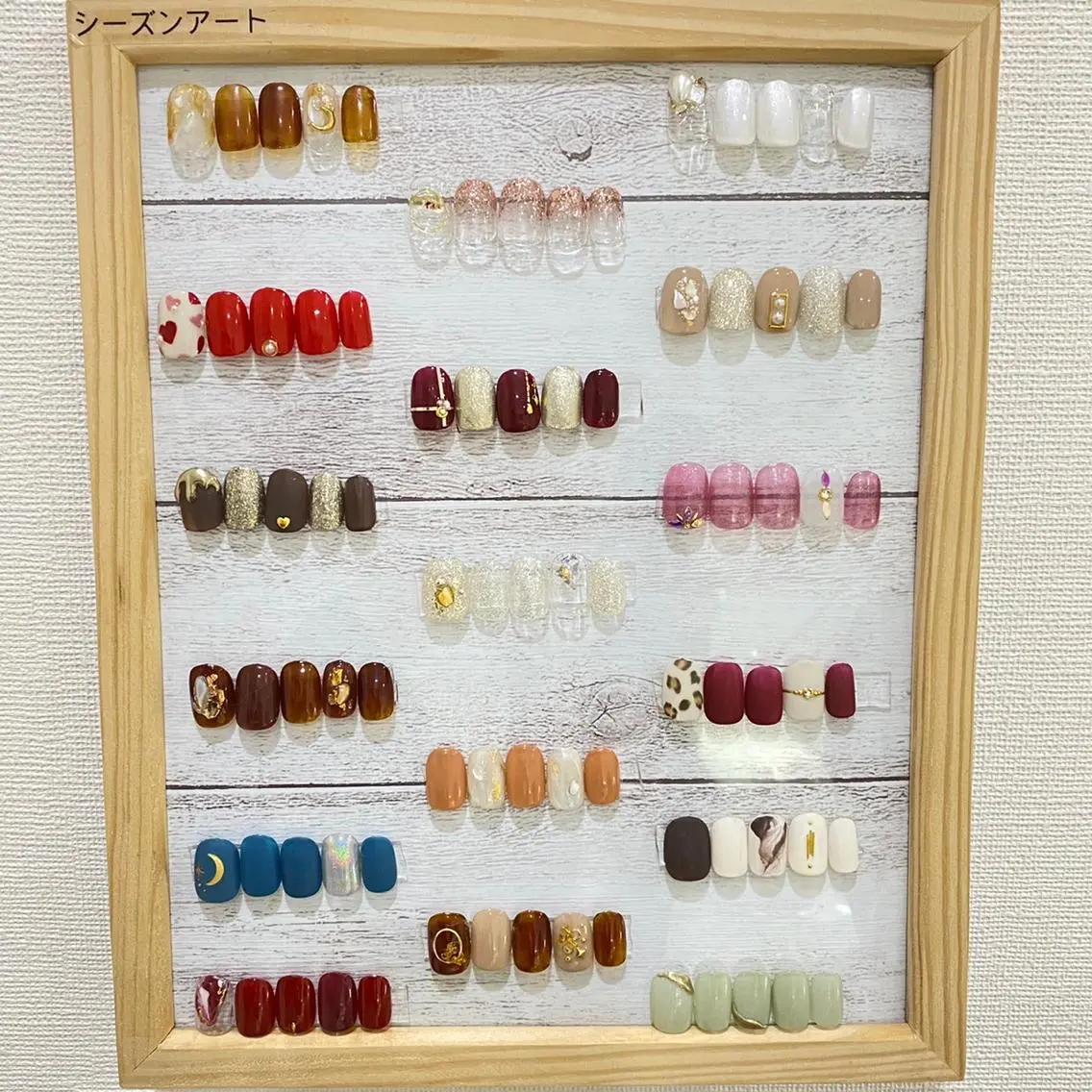 ネイル バレンタイン ハンドネイル Nail&eye Belire 新宿のネイルデザイン