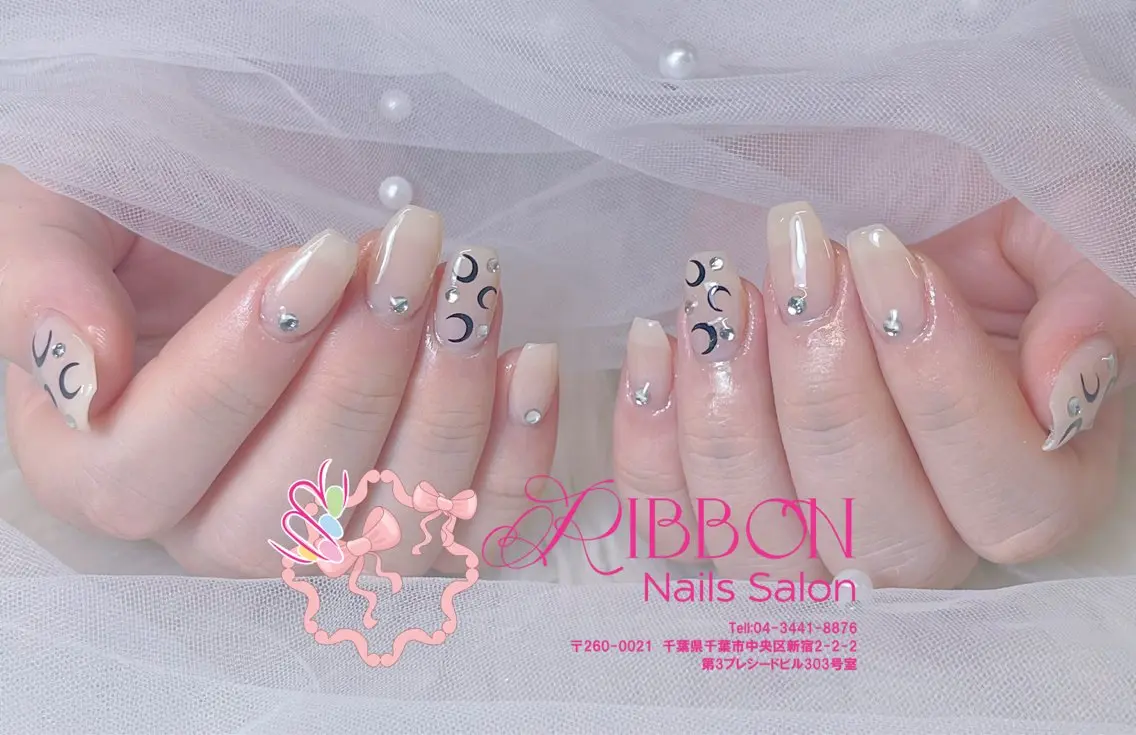 ネイル フットネイル フレンチネイル ジェルネイル マグネットネイル 持ち込み ハンドネイル Ribbonnail salonのネイルデザイン