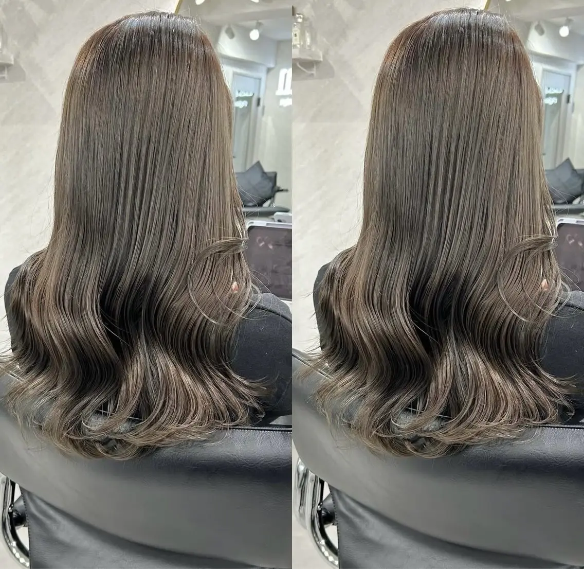 ロング カラー カット ヘアカラー 髪質改善will hairdesignのヘアスタイル