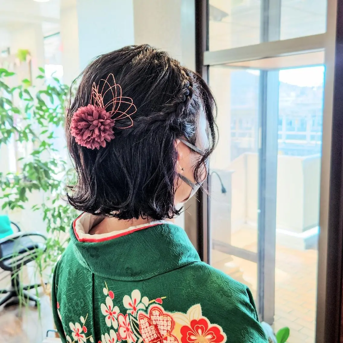 ショート ヘアアレンジ 髪質改善☆稲垣貴士 【プラセル】高蔵寺のヘアスタイル