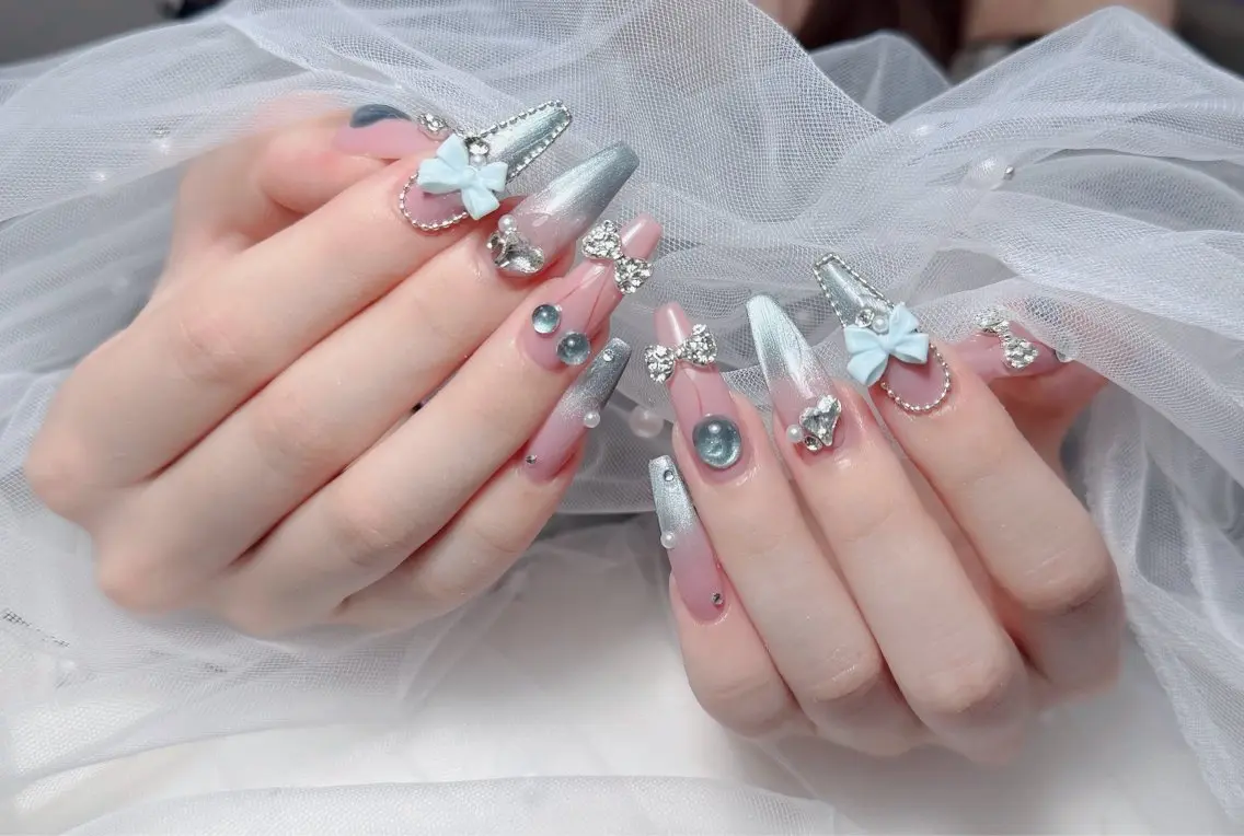 ネイル アートネイル 韓国ネイル 持ち込み ワンホンネイル ハンドネイル Lenie Nail Salonのネイルデザイン
