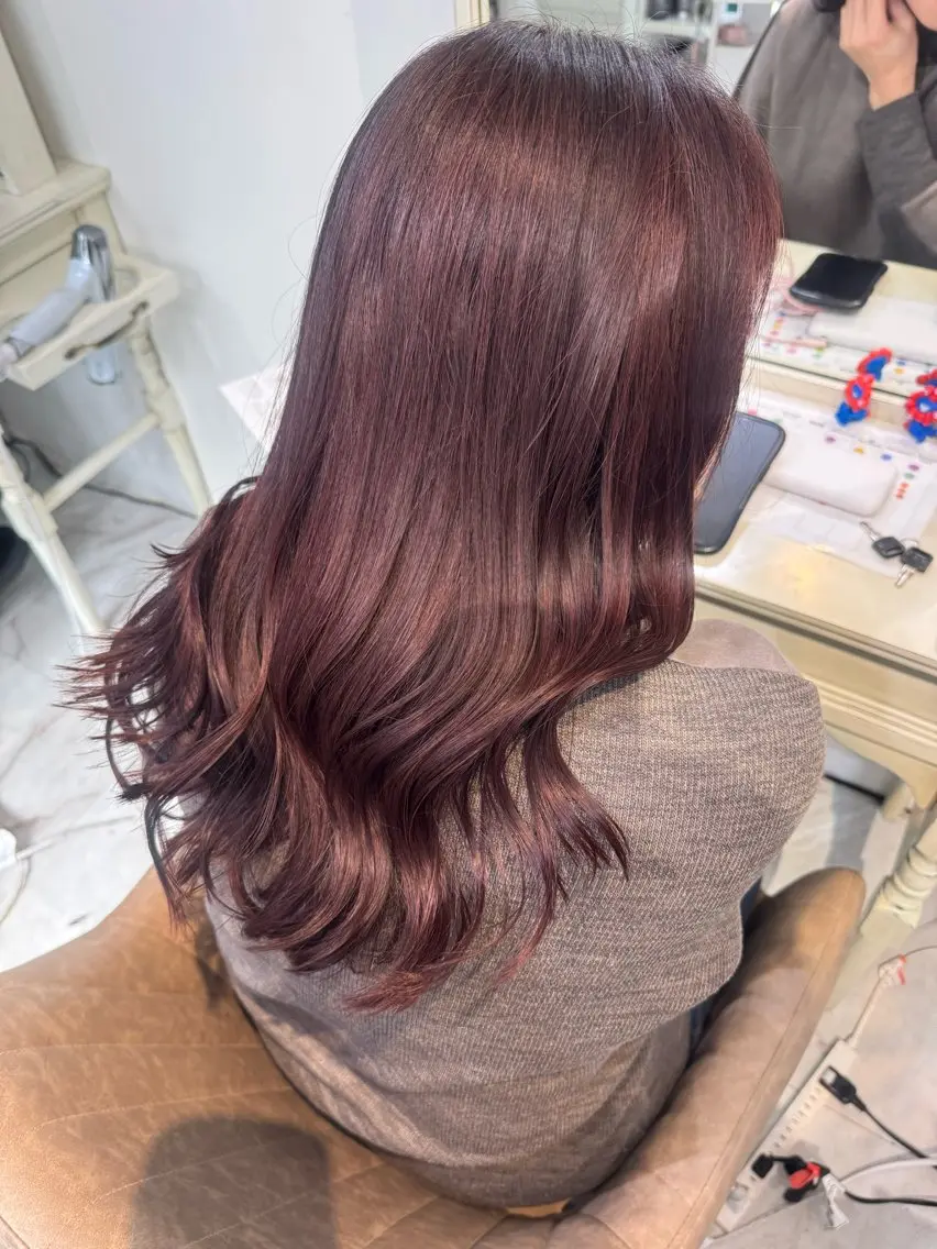 カラー ピンクカラー 6日空き◎艶髪 misatoのヘアスタイル