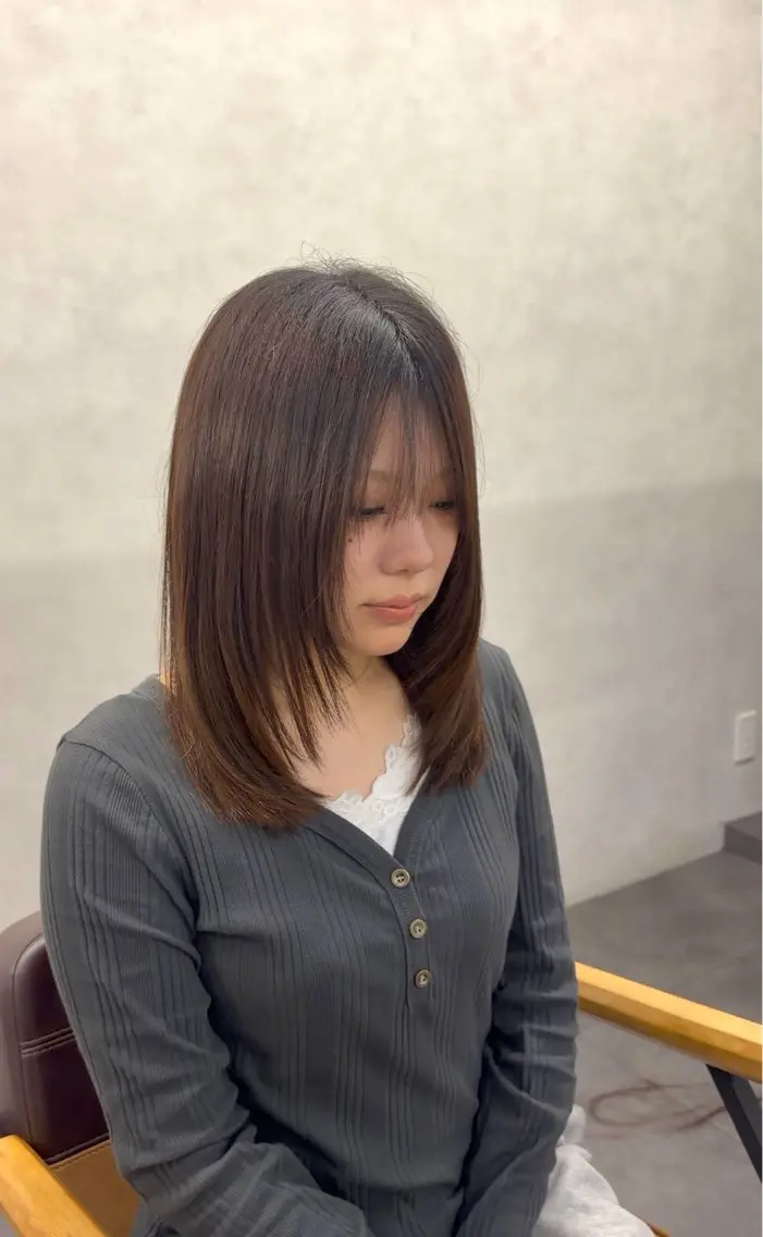 ミディアム 無料カットモデル募集 /西梅田/筒井大翔のヘアスタイル