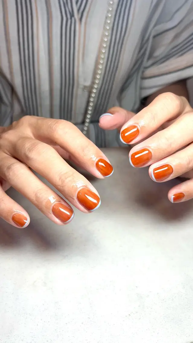 ネイル フレンチネイル 🌻Sunrich Fuka🌻のネイルデザイン