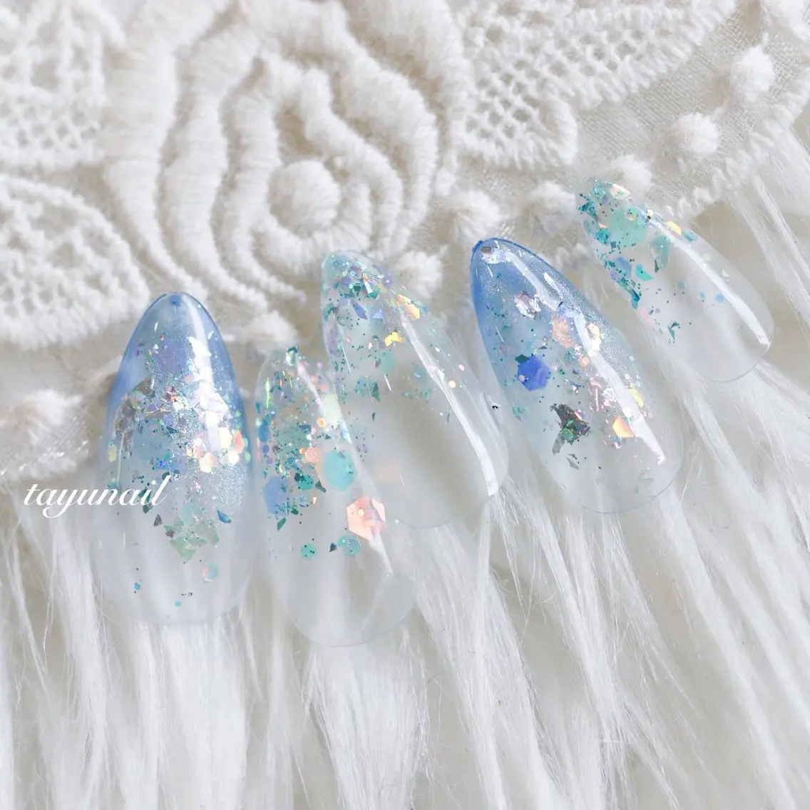 ネイル アートネイル フットネイル ジェルネイル パラジェル ハンドネイル ネイルサロン 【たゆnail】のネイルデザイン