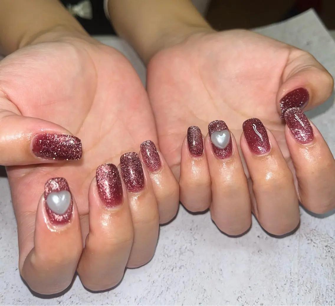 ネイル フラッシュネイル マグネットネイル ハンドネイル HazeGrass NAILのネイルデザイン