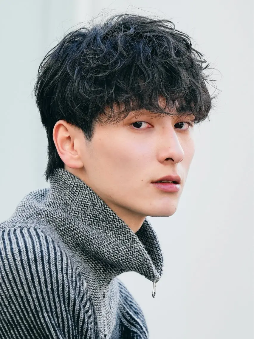 ショート パーマ メンズ カット パーマ メンズパーマ特化🔥 りょうのヘアスタイル