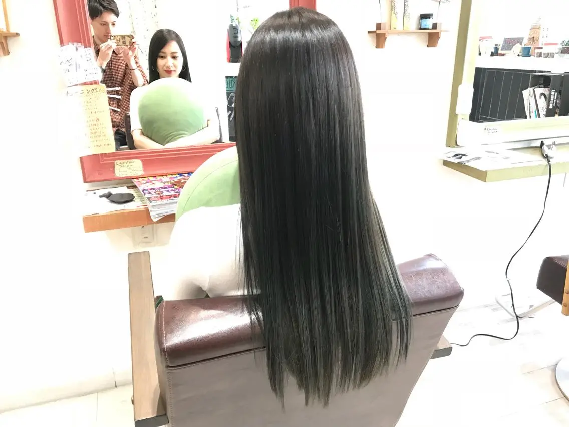 ロング カラー グラデーションカラー グレージュ メンズ指名多数!! 田島史也のヘアスタイル