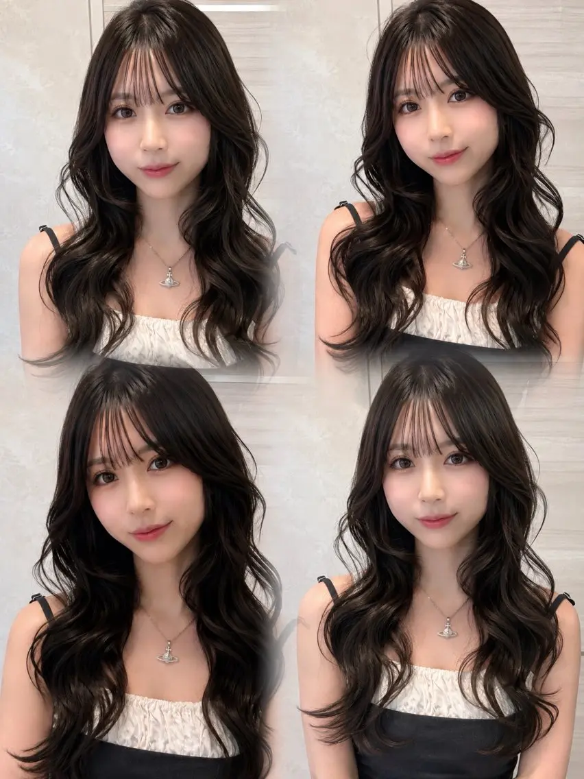 セミロング カラー ヘアアレンジ ヘアカラー トリートメント 🌿巴結生🌱大宮 ミルクティーベージュのヘアスタイル